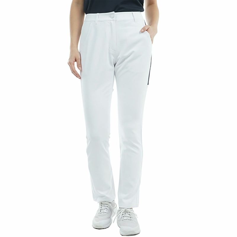 【TOMMY HILFIGER】トミーヒルフィガー レディース サイドラインロゴ ロングパンツ THLA513