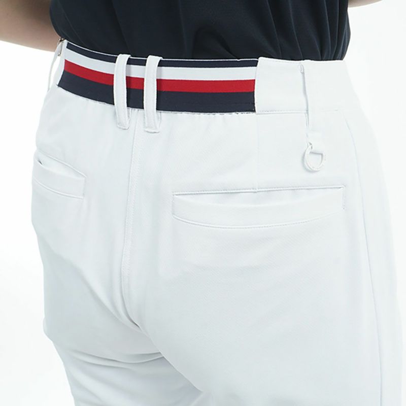 【TOMMY HILFIGER】トミーヒルフィガー レディース サイドラインロゴ ロングパンツ THLA513