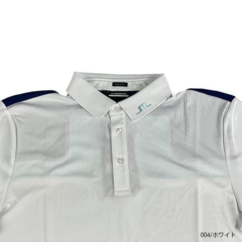 メンズウェア 071-21441 半袖ポロ 24SS J.LINDEBERG ジェイ・リンドバーグ メンズゴルフウェア バッグブリッジ カラーブロック ポロ ホワイト ゴルフ用品,メンズウェア,ゴルフウェア,J.LINDERBERG,ジェイ・リンドバーグ,ポロシャツ,ブリッジロゴ,半袖,ストレッチ性,速乾性,エコテックス,袖口リブ