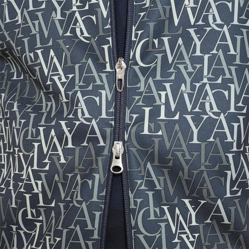 Callaway キャロウェイ メンズゴルフウェア ブルゾン フルジップスウェット ホワイト・ネイビー 2023年 春夏モデル C23217101 ゴルフ用品,メンズウェア,ゴルフウェア,アウター,ブルゾン,ジャケット,ドライタッチ,ダンボール素材,カモフラ柄,キャロウェイ,春夏,2023モデル