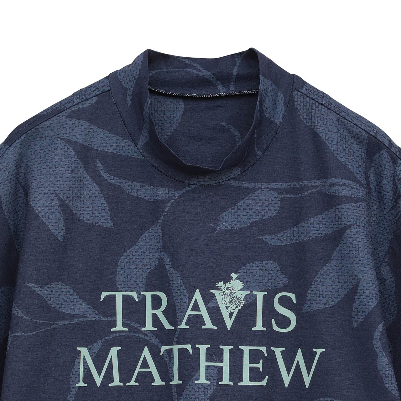 【Travis Mathew】トラヴィスマシュー フラワー柄 半袖 モックネック(MENS) 7AM012