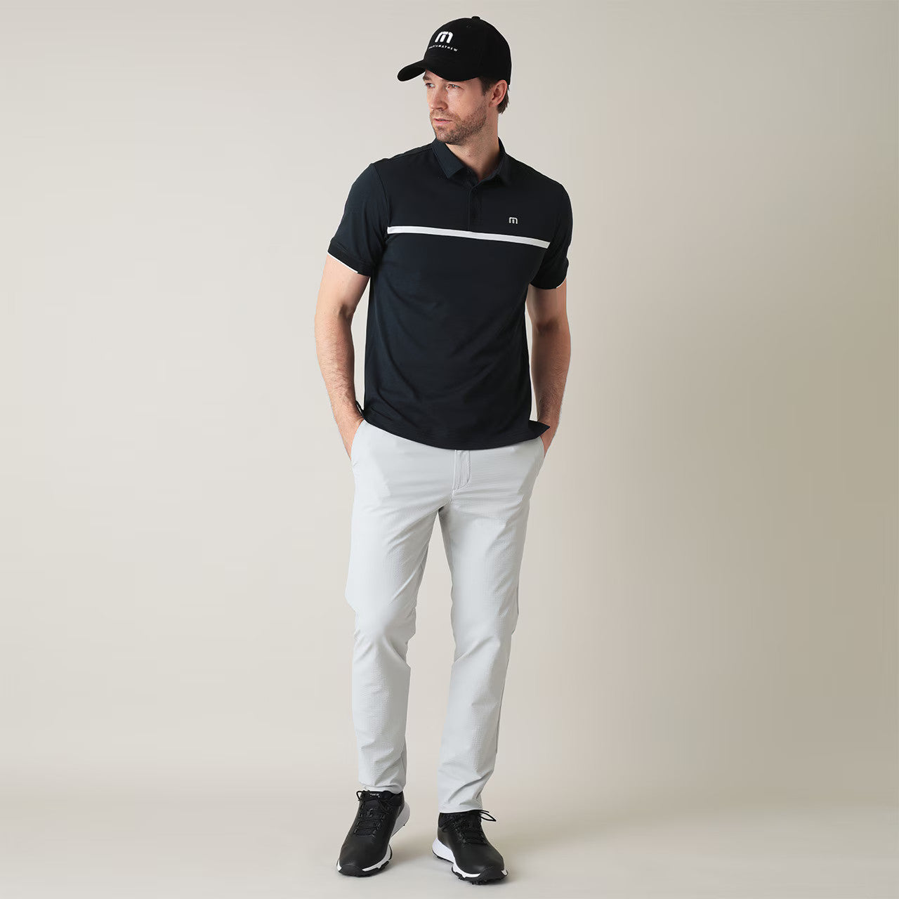 【Travis Mathew】トラヴィスマシュー ナイロン ジャカード テーバードパンツ(MENS) 7AM008