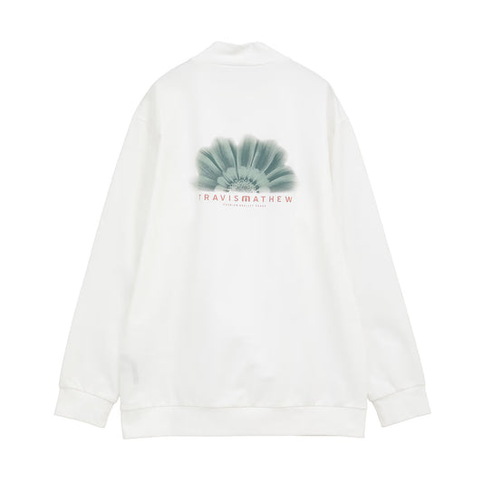 【Travis Mathew】トラヴィスマシュー バックプリント 長袖 モックネック(MENS) 7AM029