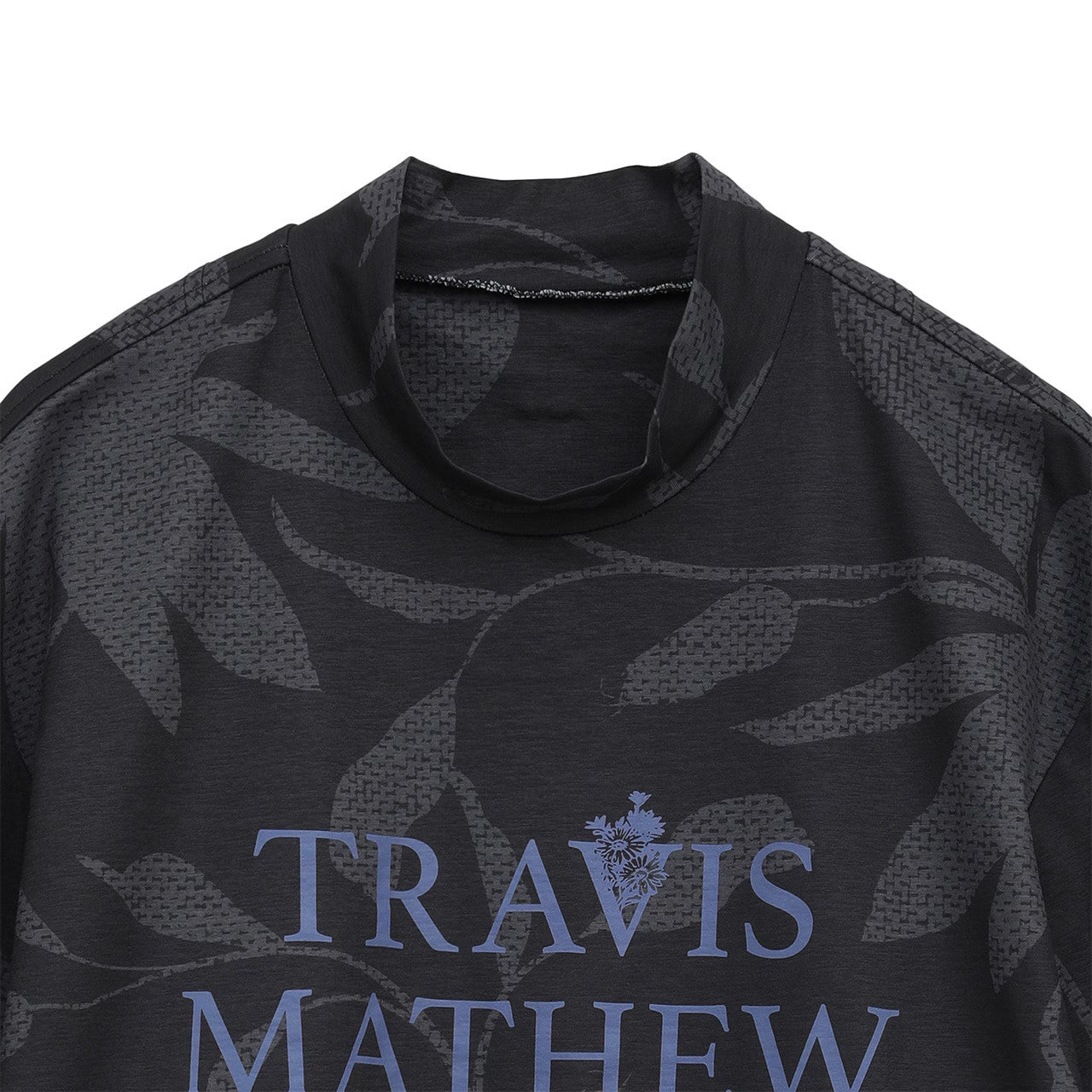 【Travis Mathew】トラヴィスマシュー フラワー柄 半袖 モックネック(MENS) 7AM012