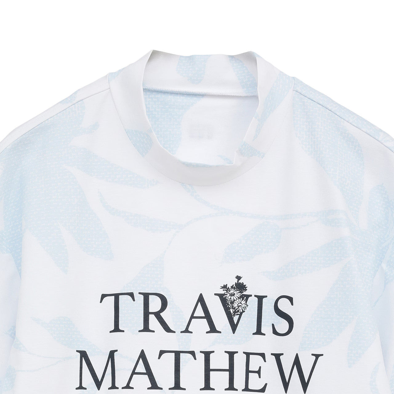 【Travis Mathew】トラヴィスマシュー フラワー柄 半袖 モックネック(MENS) 7AM012