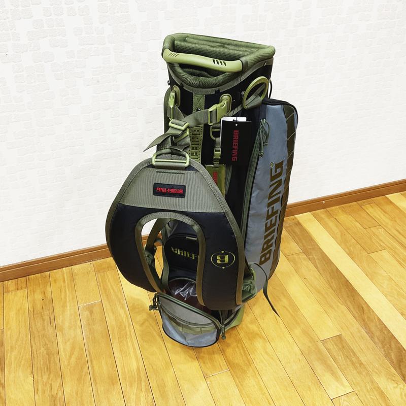 キャディバッグ【BRIEFING】ブリーフィング キャディバッグ CR-4 #03 XP RANGER GREEN BLACK×GRAY BRG233D22 ゴルフ用品,キャディバッグ,ゴルフバッグ,ゴルフグッズ,キャディバック,BRIEFING,ブリーフィング,