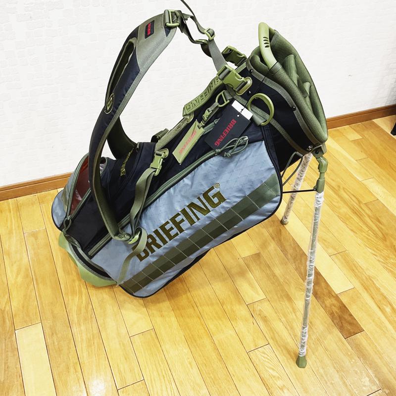 キャディバッグ【BRIEFING】ブリーフィング キャディバッグ CR-4 #03 XP RANGER GREEN BLACK×GRAY BRG233D22 ゴルフ用品,キャディバッグ,ゴルフバッグ,ゴルフグッズ,キャディバック,BRIEFING,ブリーフィング,