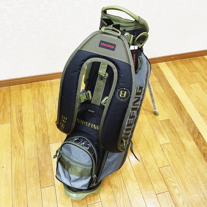 キャディバッグ【BRIEFING】ブリーフィング キャディバッグ CR-4 #03 XP RANGER GREEN BLACK×GRAY BRG233D22 ゴルフ用品,キャディバッグ,ゴルフバッグ,ゴルフグッズ,キャディバック,BRIEFING,ブリーフィング,