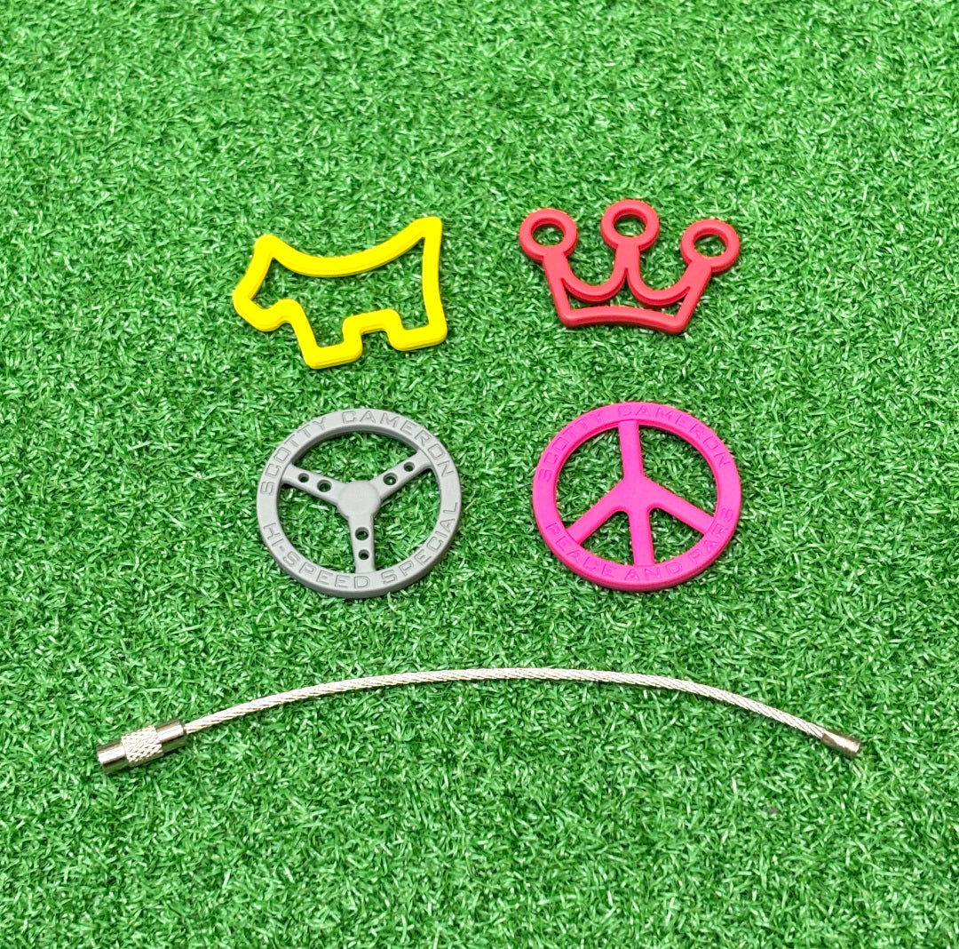 【Scotty Cameron】Mini Cameron Coins - Set of 4 スコッティキャメロン ミニキャメロン コインセット キーホルダー