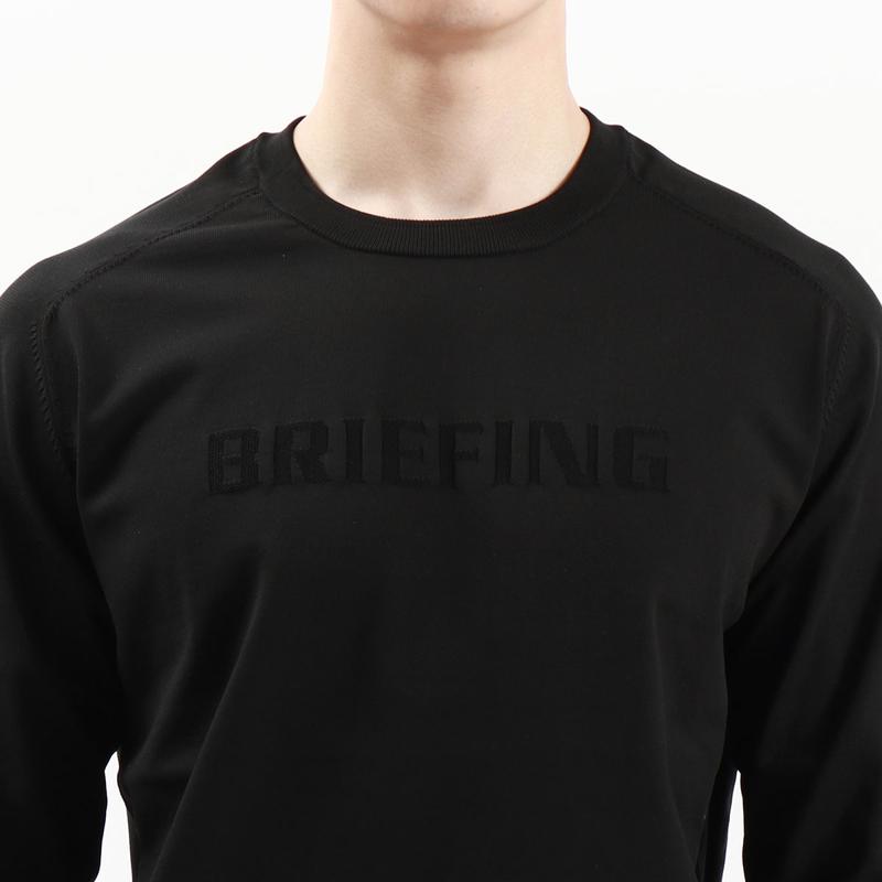 メンズウェア BRG233M27 MENS WR CREW NECK KNIT メンズ クルーネック ニット ブラック・ネイビー ゴルフ用品,メンズウェア,ゴルフウェア,ブリーフィング,briefing,正規品,人気ブランド,