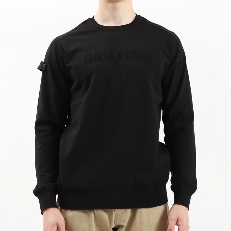 メンズウェア BRG233M27 MENS WR CREW NECK KNIT メンズ クルーネック ニット ブラック・ネイビー ゴルフ用品,メンズウェア,ゴルフウェア,ブリーフィング,briefing,正規品,人気ブランド,