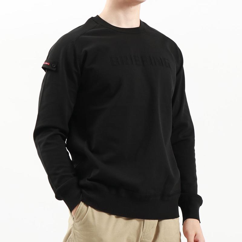 メンズウェア BRG233M27 MENS WR CREW NECK KNIT メンズ クルーネック ニット ブラック・ネイビー ゴルフ用品,メンズウェア,ゴルフウェア,ブリーフィング,briefing,正規品,人気ブランド,