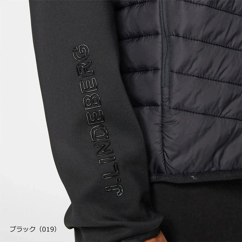 メンズウェア 071-52011 ブルゾン ゴルフ用品,メンズウェア,ゴルフウェア,J.LINDERBERG,ジェイ・リンドバーグ,アウター,ジャケット,キルトジャケット,秋冬,フロントジッパー,ポケット,撥水性,伸縮性,ストレッチ,速乾性,保温性