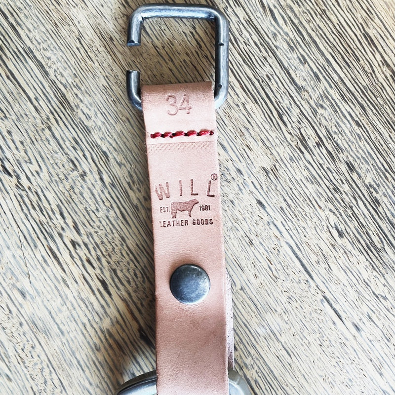 【WILL】LEATHER STRETCH BELT BLACK ウィル レザーストレッチベルト ブラック【海外直輸入品 US仕様】