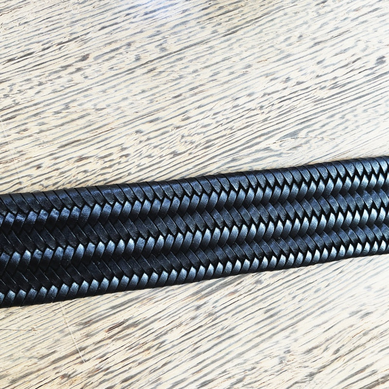 【WILL】LEATHER STRETCH BELT BLACK ウィル レザーストレッチベルト ブラック【海外直輸入品 US仕様】