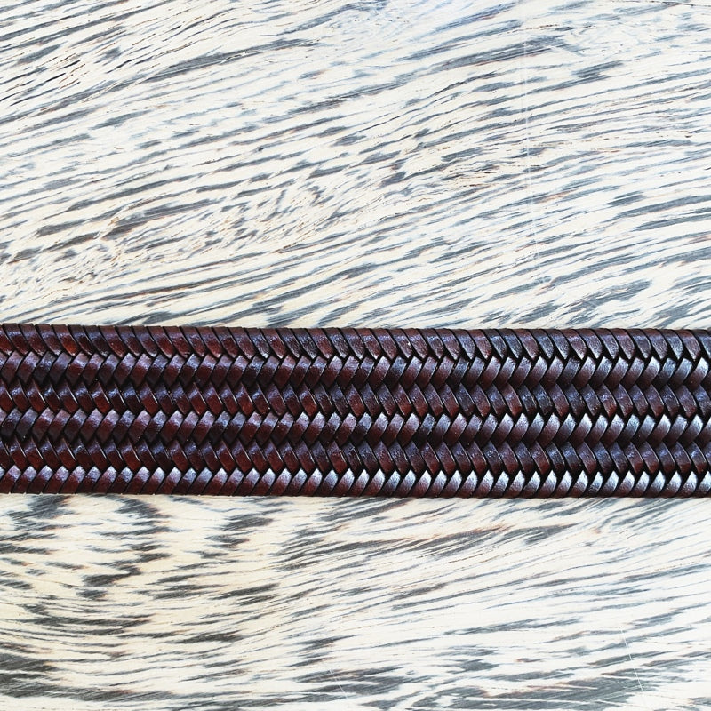 【WILL】LEATHER STRETCH BELT BROWN ウィル レザーストレッチベルト ブラウン【海外直輸入品 US仕様】