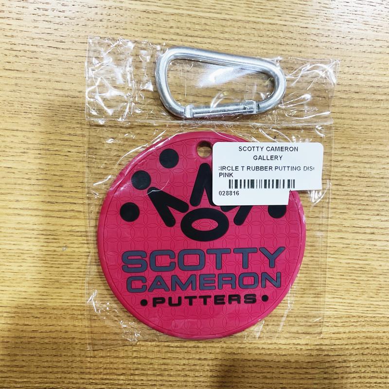 【Scotty Cameron】CIRCLE-T RUBBER PUTTING DISC スコッティキャメロン サークルT ラバー パッティング ディスク ピンク【海外直輸入品 限定モデル】 スコッティキャメロン,Scotty Cameron,パターディスク,海外直輸入
