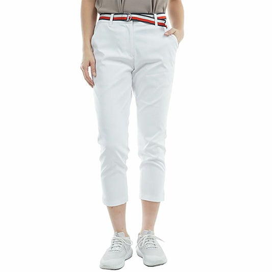 【TOMMY HILFIGER】トミーヒルフィガー　レディース ベルテッドツイル 3/4パンツ　THLA505