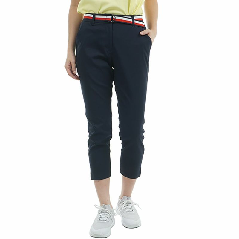 【TOMMY HILFIGER】トミーヒルフィガー　レディース ベルテッドツイル 3/4パンツ　THLA505