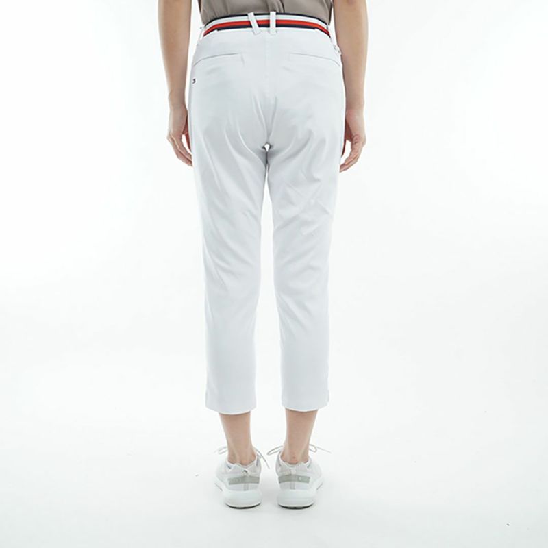 【TOMMY HILFIGER】トミーヒルフィガー　レディース ベルテッドツイル 3/4パンツ　THLA505