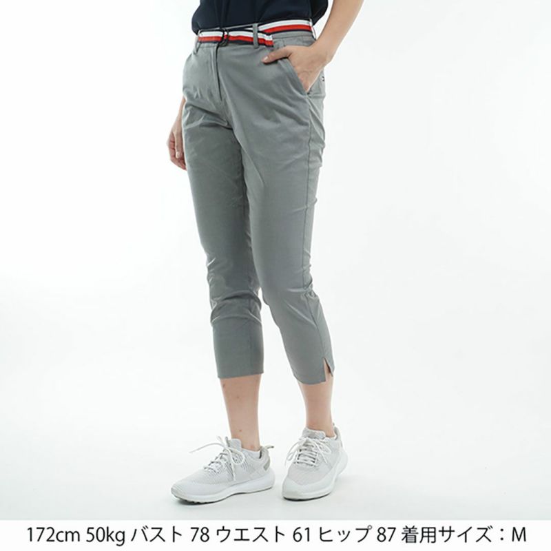 【TOMMY HILFIGER】トミーヒルフィガー　レディース ベルテッドツイル 3/4パンツ　THLA505