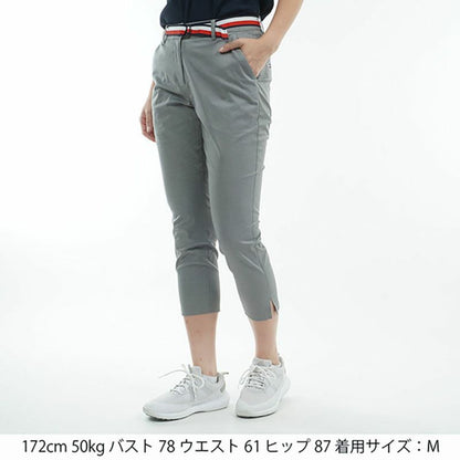 【TOMMY HILFIGER】トミーヒルフィガー　レディース ベルテッドツイル 3/4パンツ　THLA505