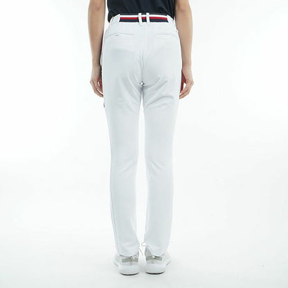 【TOMMY HILFIGER】トミーヒルフィガー　レディース サイドラインロゴ ロングパンツ　THLA513