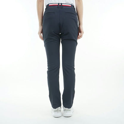 【TOMMY HILFIGER】トミーヒルフィガー　レディース サイドラインロゴ ロングパンツ　THLA513