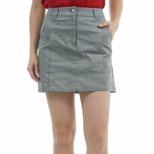 【TOMMY HILFIGER】トミーヒルフィガー　レディース バックプリント ツイルスカート　THLA514