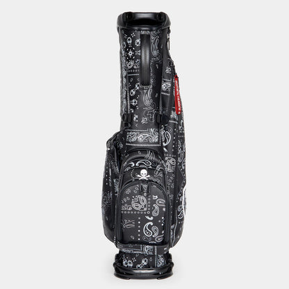 【G/FORE】Mens Killer Luxe Golf Bag ONYX　ジーフォア　メンズ　キラー リュクス　ゴルフバッグ　オニキス　スタンド付き　 G4AS23A23／073439803
