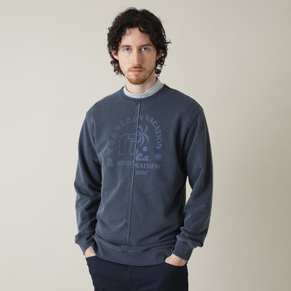 【Travis Mathew】トラヴィスマシュー 製品染め クルーネック スウェット 7AL005