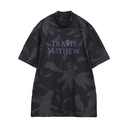 【Travis Mathew】トラヴィスマシュー　フラワー柄 半袖 モックネック(MENS)　7AM012
