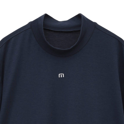 【Travis Mathew】トラヴィスマシュー ソフトタッチ ロゴプリント 半袖モックネック 7AL014