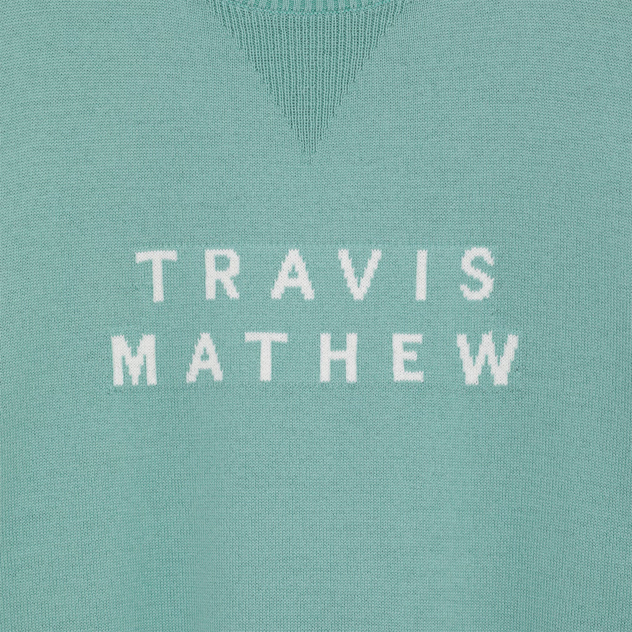 【Travis Mathew】トラヴィスマシュー　ウール混 クルーネック ロゴセーター(MENS) 【石川遼プロ着用】　7AM044