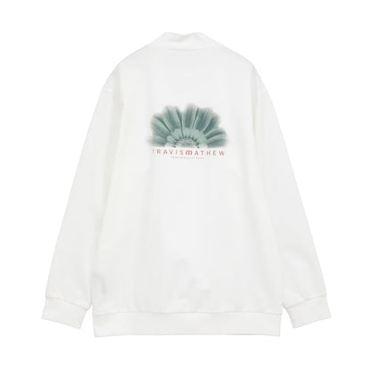 【Travis Mathew】トラヴィスマシュー　バックプリント 長袖 モックネック(MENS)　7AM029