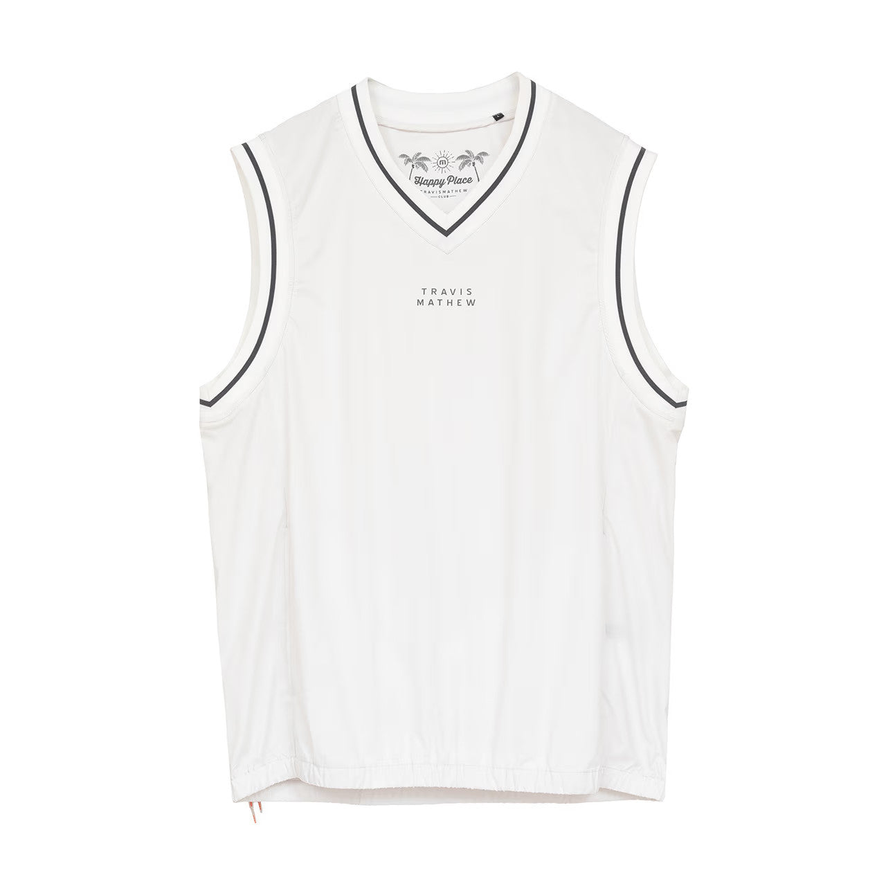 【Travis Mathew】トラヴィスマシュー　Vネックバックレーザーロゴベスト(MENS)　7AN025