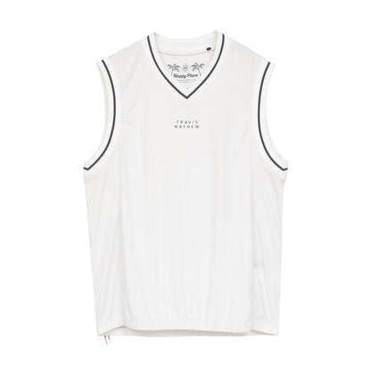 【Travis Mathew】トラヴィスマシュー　Vネックバックレーザーロゴベスト(MENS)　7AN025