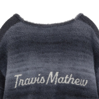 【Travis Mathew】トラヴィスマシュー　かすり染め フェザーニット カーディガン(MENS)　7AM028