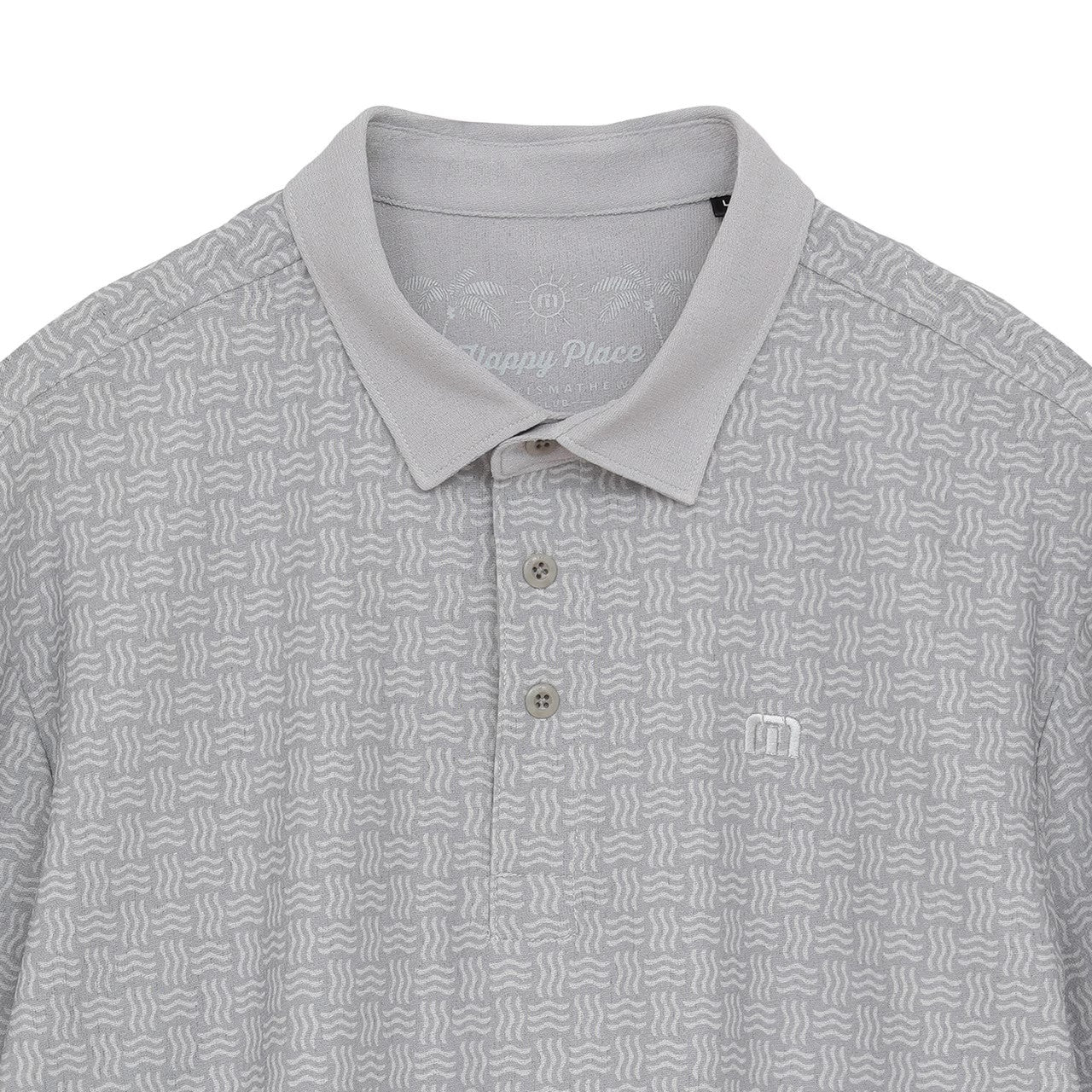 【Travis Mathew】トラヴィスマシュー　ラッセル編み半袖プリントポロ(MENS)　7AN031