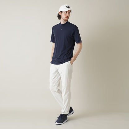 【Travis Mathew】トラヴィスマシュー ソフトタッチ ロゴプリント 半袖モックネック 7AL014