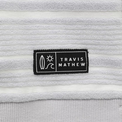 【Travis Mathew】トラヴィスマシュー パイルボーダー 半袖モックネック 7AL015