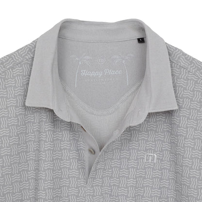 【Travis Mathew】トラヴィスマシュー　ラッセル編み半袖プリントポロ(MENS)　7AN031
