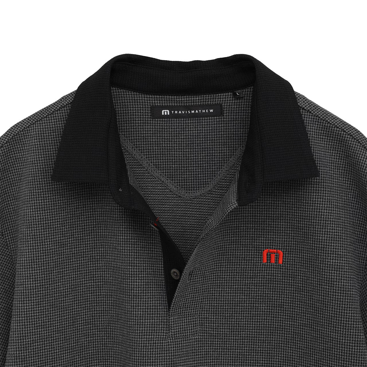 【Travis Mathew】トラヴィスマシュー　ハウンドトゥース 涼感ポロ(MENS)【石川遼プロ着用】7AM053