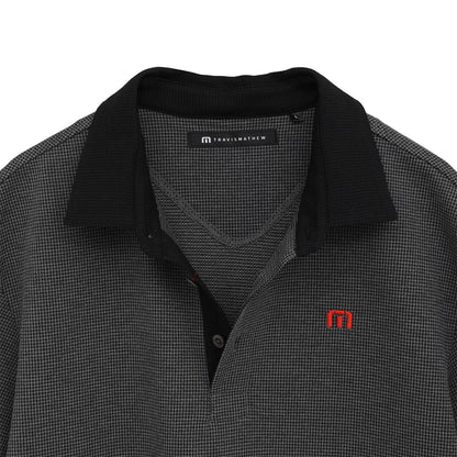 【Travis Mathew】トラヴィスマシュー　ハウンドトゥース 涼感ポロ(MENS)【石川遼プロ着用】7AM053