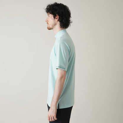 【Travis Mathew】トラヴィスマシュー ソフトタッチ ロゴプリント 半袖モックネック 7AL014