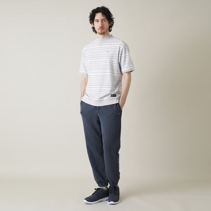 【Travis Mathew】トラヴィスマシュー パイルボーダー 半袖モックネック 7AL015