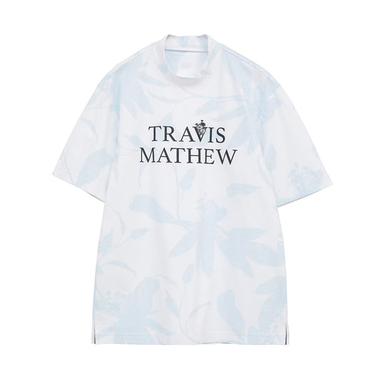 【Travis Mathew】トラヴィスマシュー　フラワー柄 半袖 モックネック(MENS)　7AM012