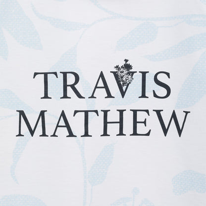【Travis Mathew】トラヴィスマシュー　フラワー柄 半袖 モックネック(MENS)　7AM012
