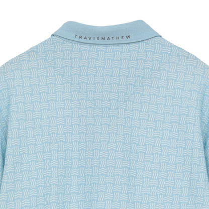 【Travis Mathew】トラヴィスマシュー　ラッセル編み半袖プリントポロ(MENS)　7AN031