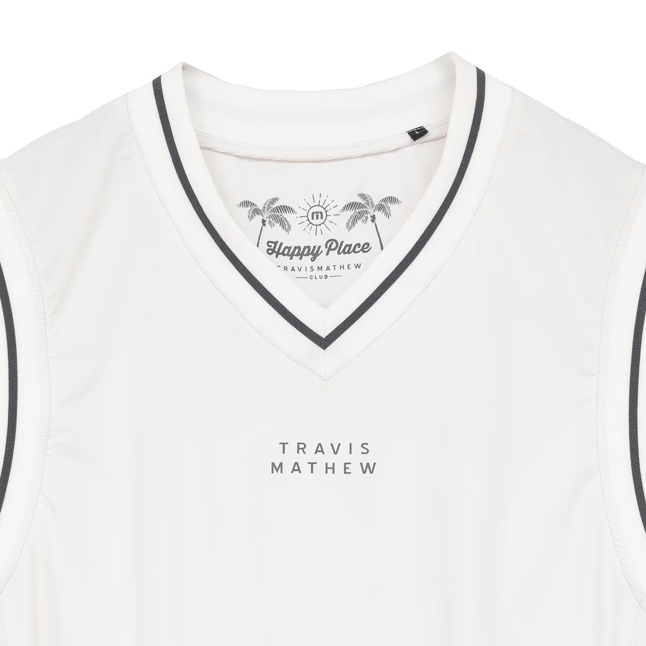【Travis Mathew】トラヴィスマシュー　Vネックバックレーザーロゴベスト(MENS)　7AN025